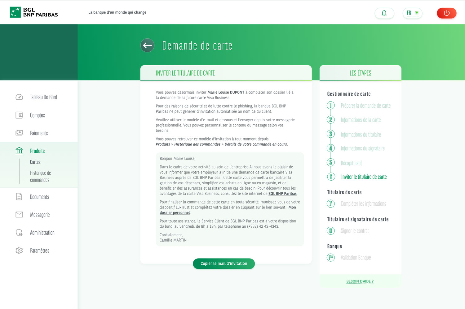 Explication initiale longue