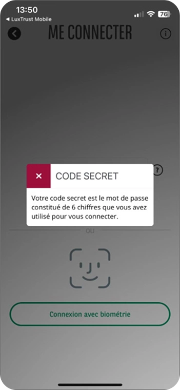 Old secret-code pop-up inherited from the web