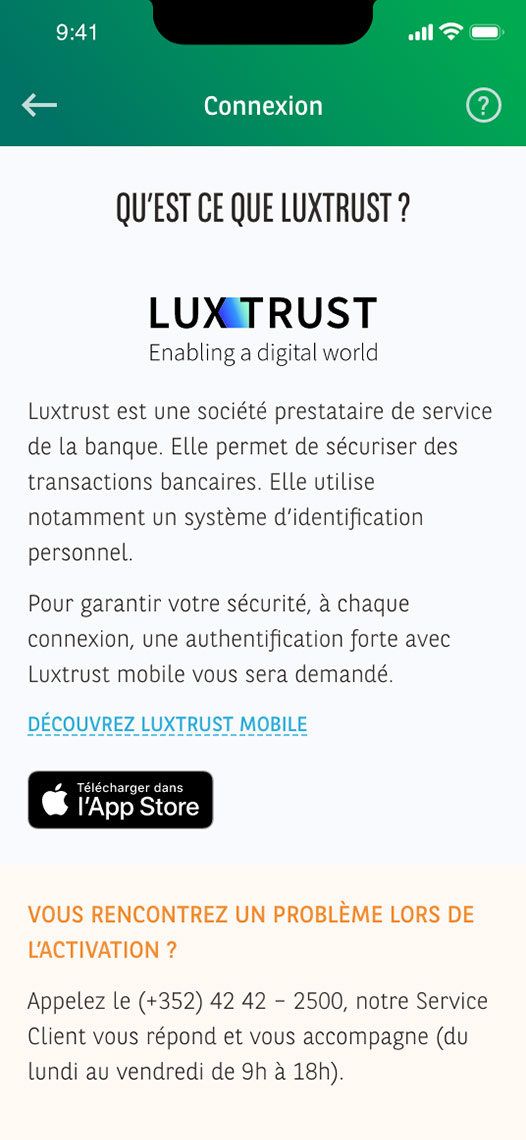 Page qu'est ce que Luxtrust ?