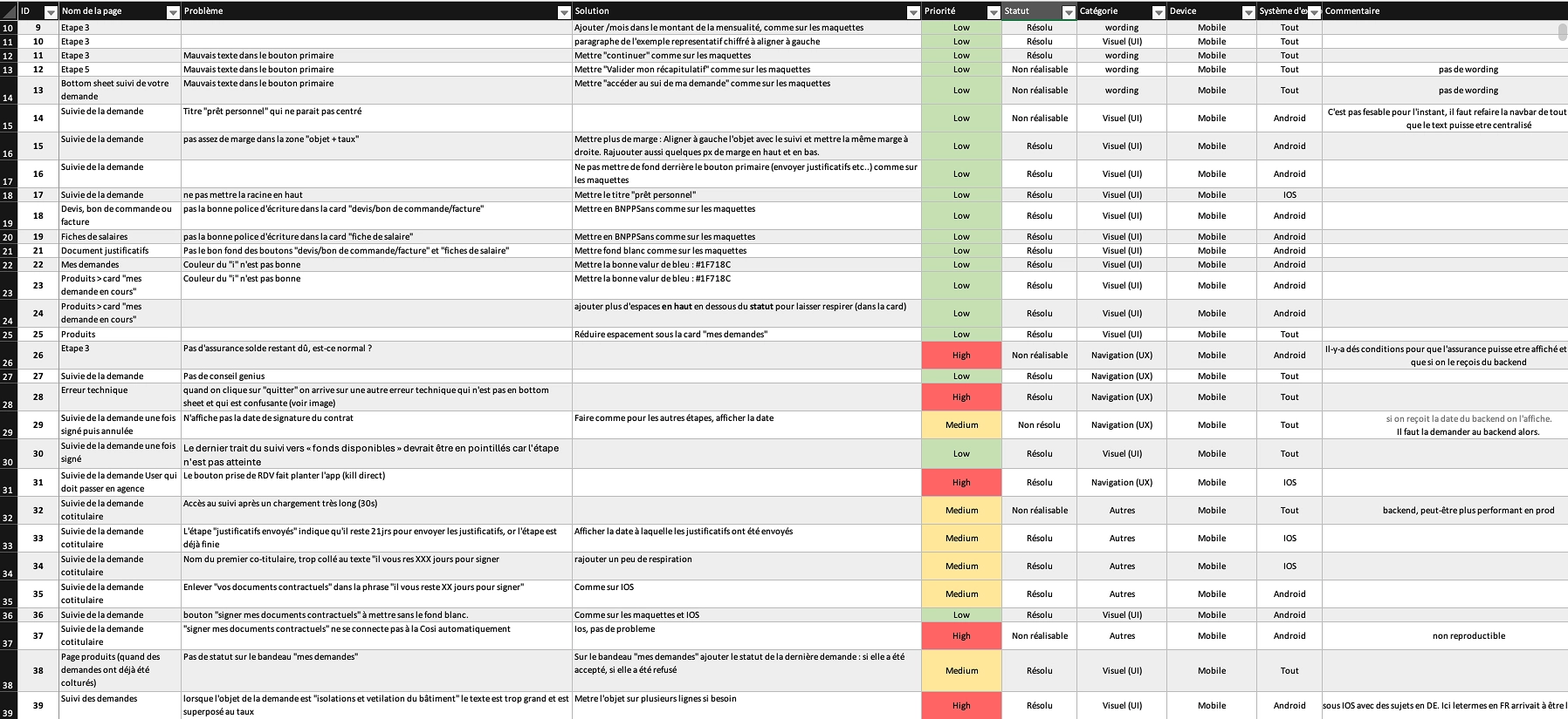 Android / iOS Design Quality Check before release