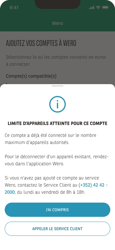 Edge case: account not eligible